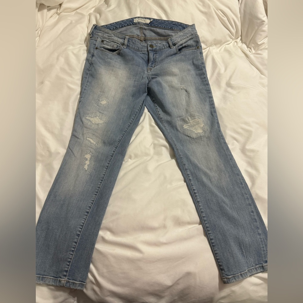 Torrid high waisted light jeans